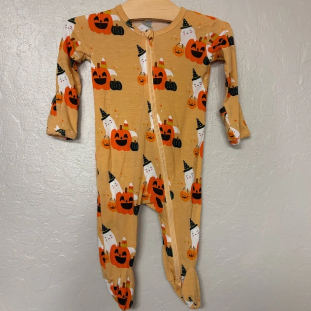 $16 ADD‎ ON spearmintLOVE halloween footie hanna andersson little sleepies zara